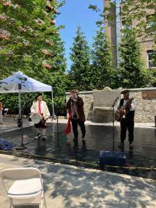 Dave, Bruce and Tom at Macfest, 2025